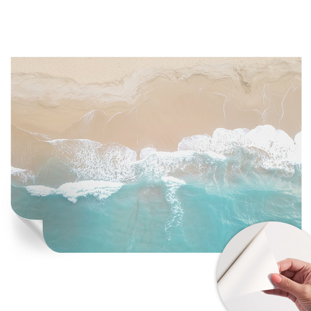 Papier peint photo autocollant pour la chambre Vagues rugissantes