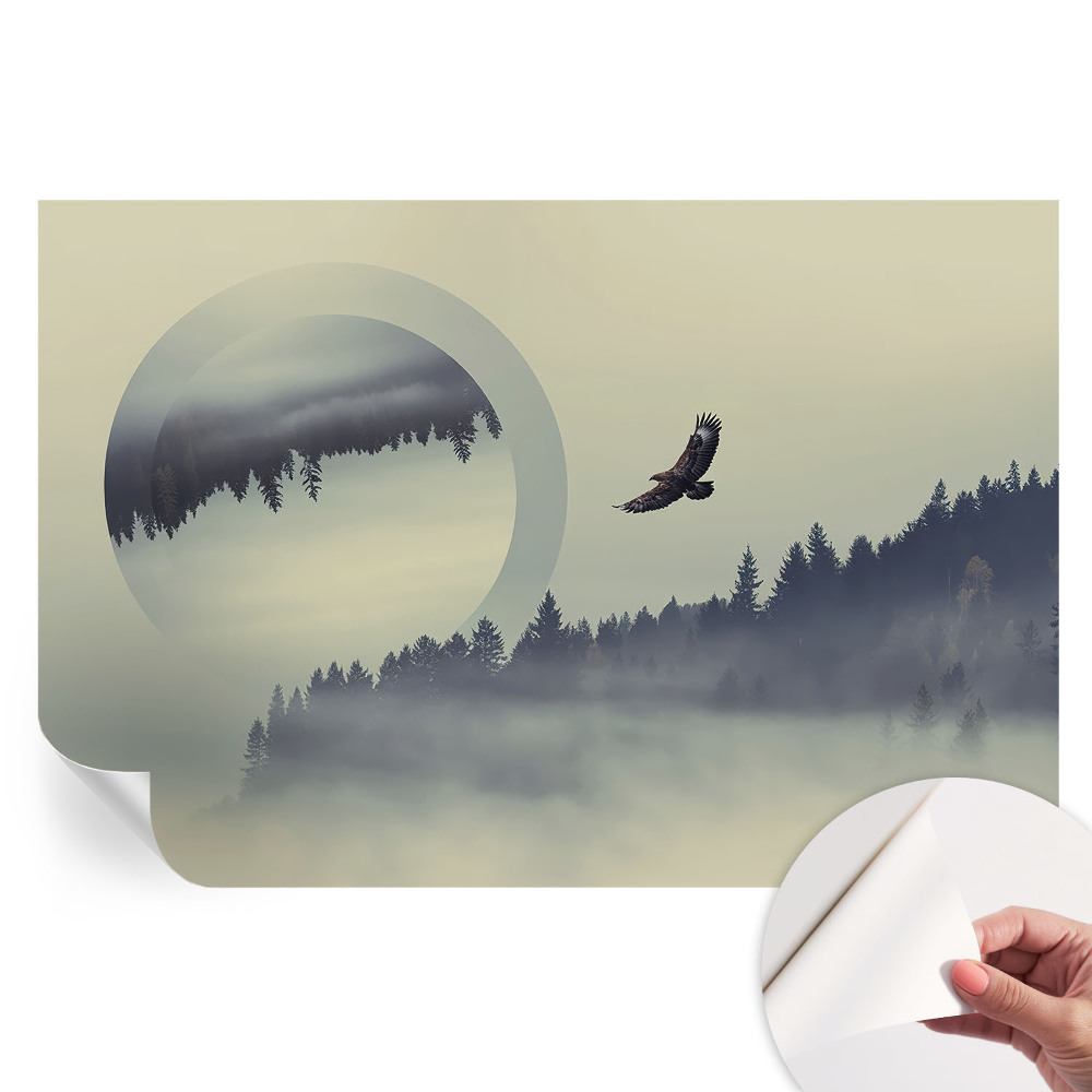 Papier peint photographique autocollant paysage forestier
