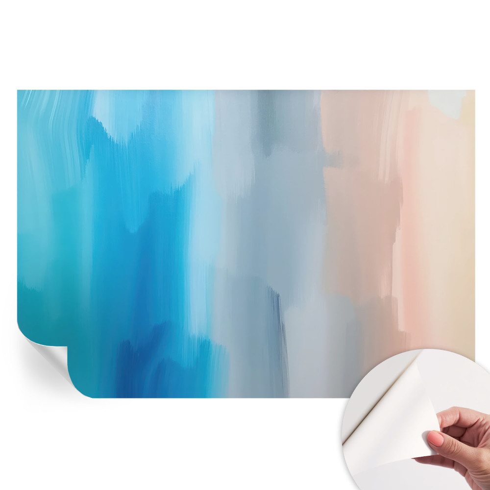 Papier peint photo autocollant abstraction colorée pour chambre