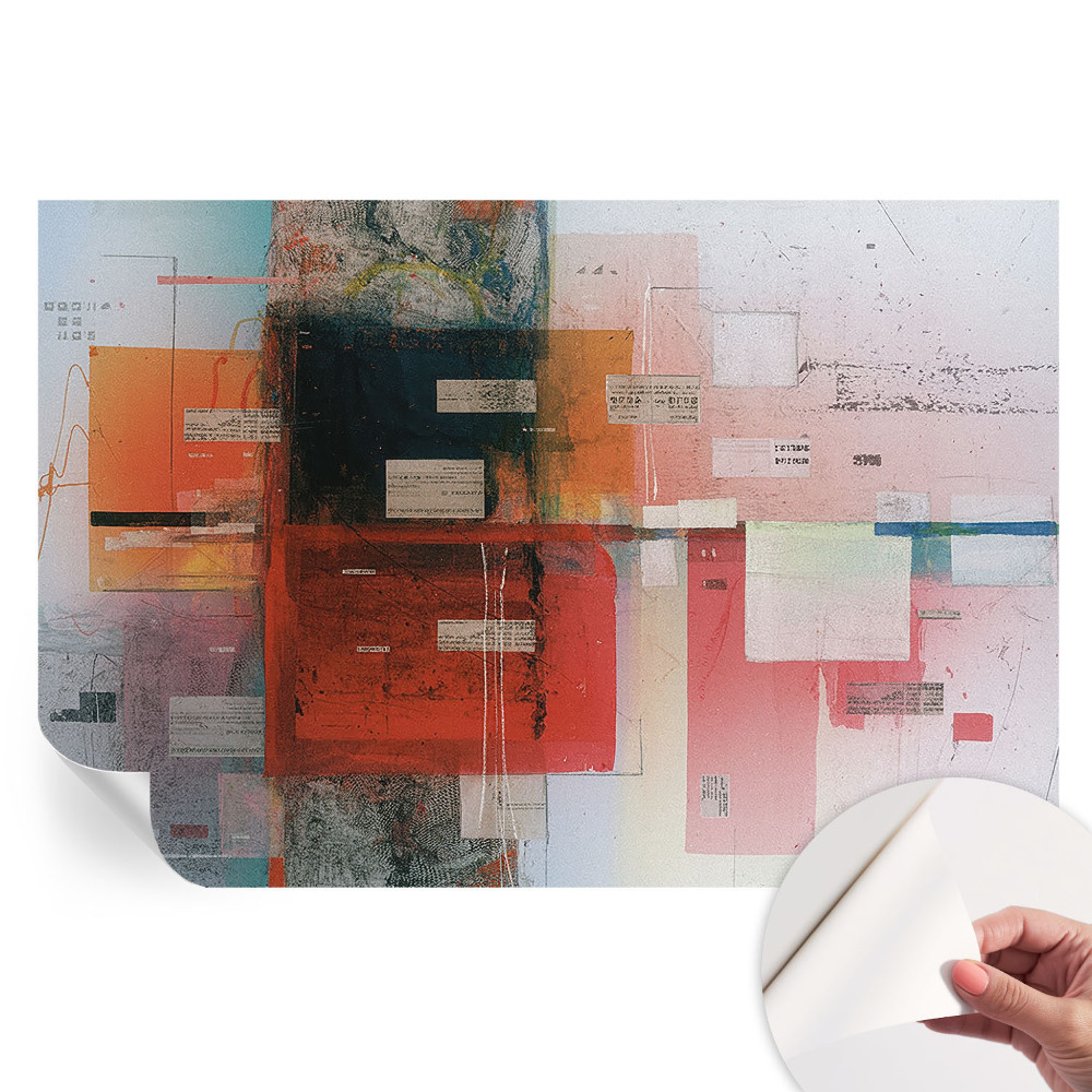 Papier peint photo moderne pour salon avec composition abstraite