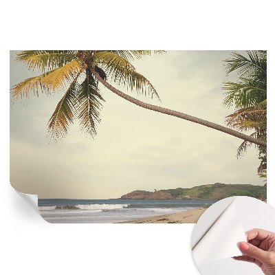 Papier peint photo moderne pour le salon paysage tropical