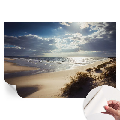 Papier peint photo moderne Rivage radieux pour salon