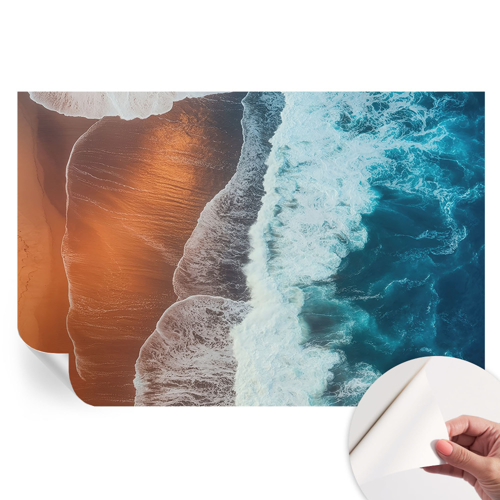 Papier peint autocollant Symbiose marine pour salon