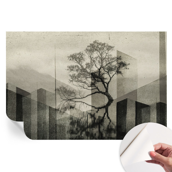 Papier peint photo autocollant pour la chambre Élégance brute