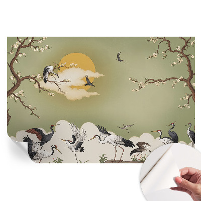 Papier peint photo autocollant pour la chambre Nature élégante