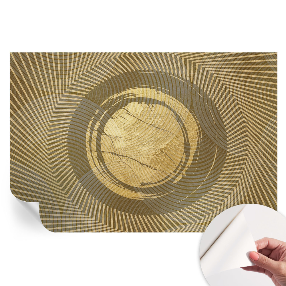 Papier peint photo autocollant pour la chambre Lignes rayonnantes