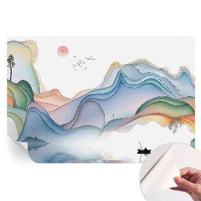 Papier peint photo moderne pour le salon Paysage onirique