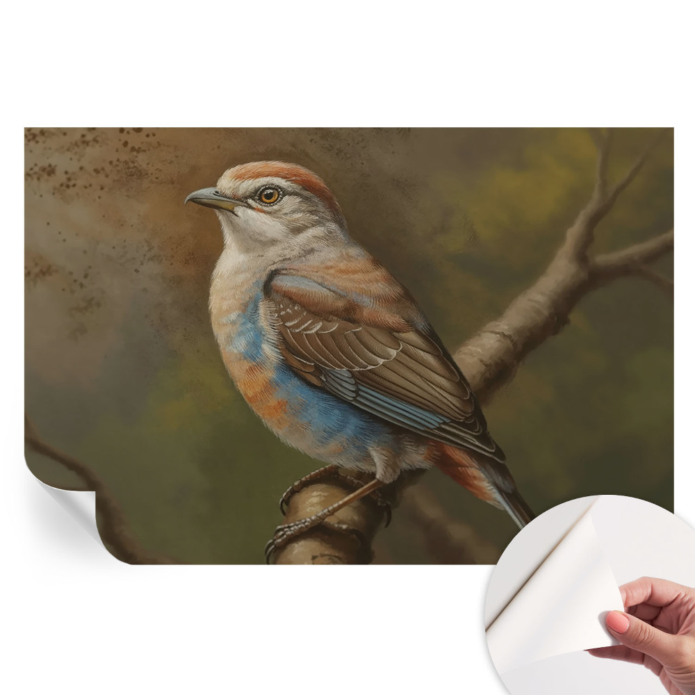 Papier peint photo moderne pour salon portrait d'oiseau