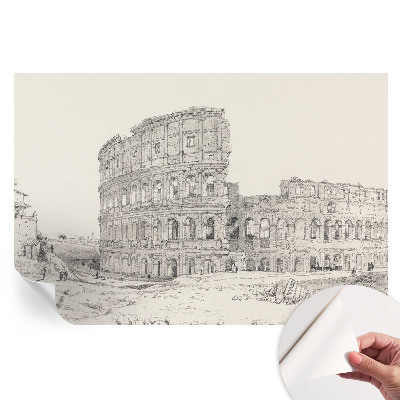 Papier peint photo autocollant ruines antiques pour chambre