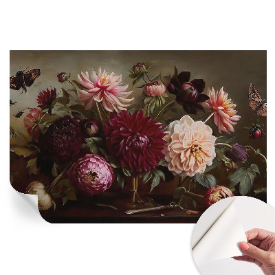 Papier peint photo moderne Majesté florale pour salon
