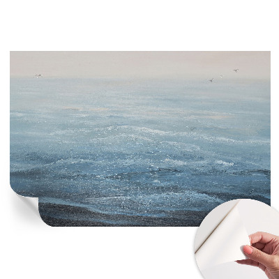 Fresque murale autocollante La mer est calme.