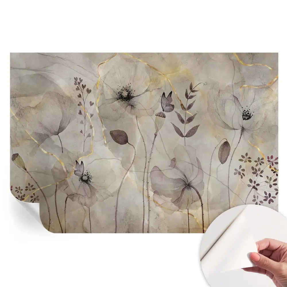 Papier peint photo autocollant Fleurs délicates pour chambre