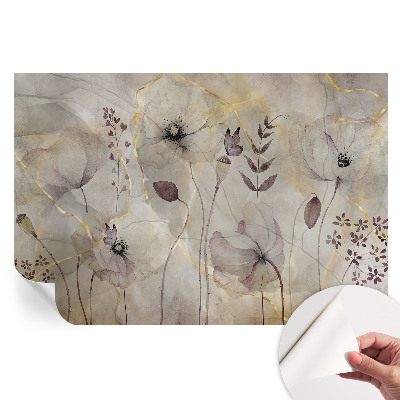 Papier peint photo autocollant Fleurs délicates pour chambre