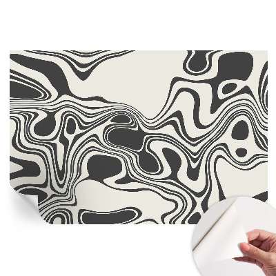 Papier peint photo autocollant Lignes dynamiques pour chambre