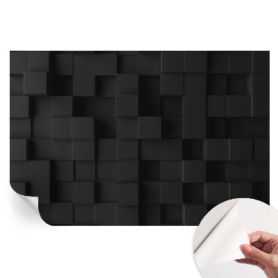 Papier peint photo autocollant pour la chambre Cubes tridimensionnels