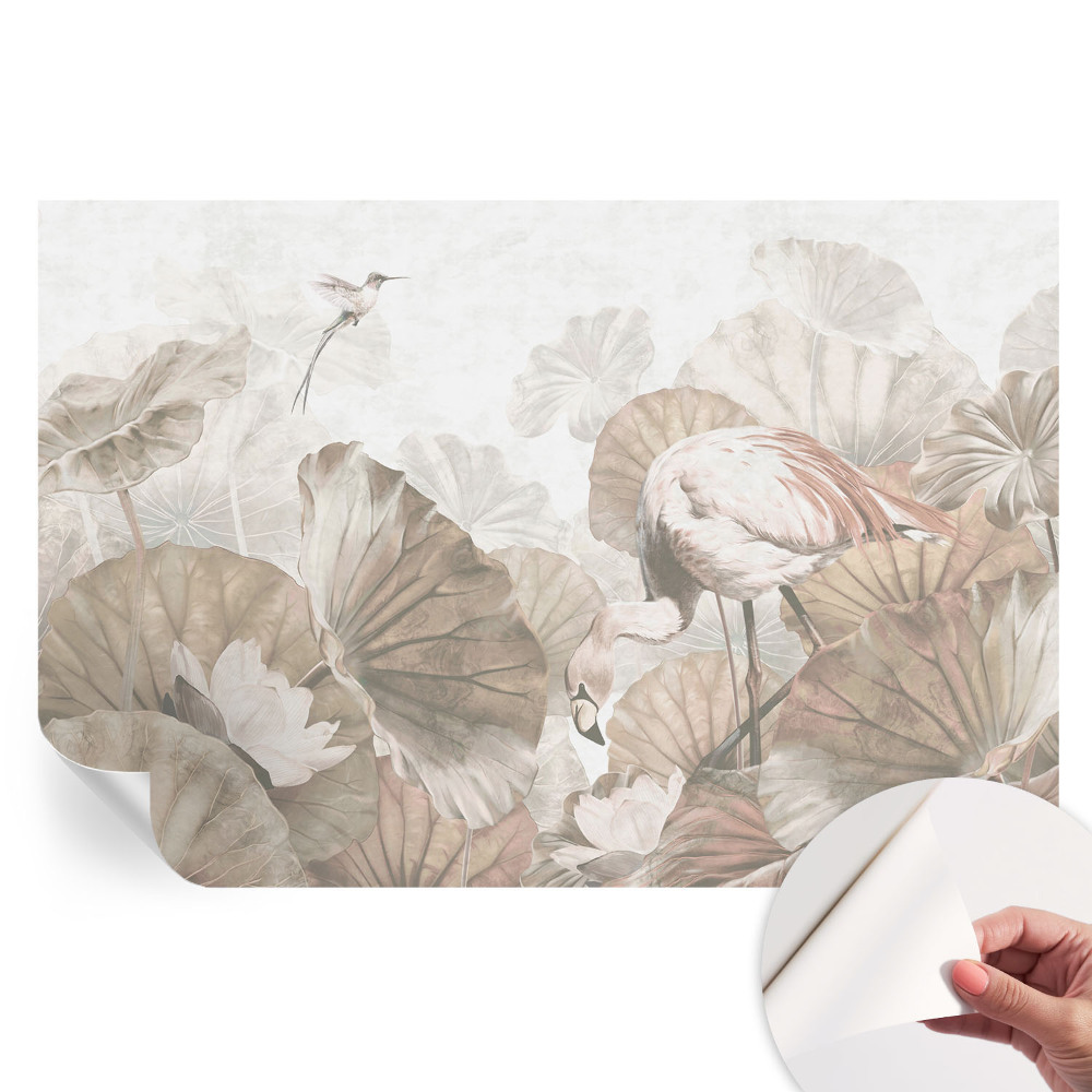 Papier peint photo moderne pour salon motif nature élégante