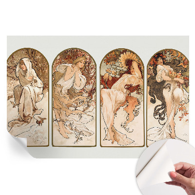 Papier peint autocollant pour le salon pores des femmes
