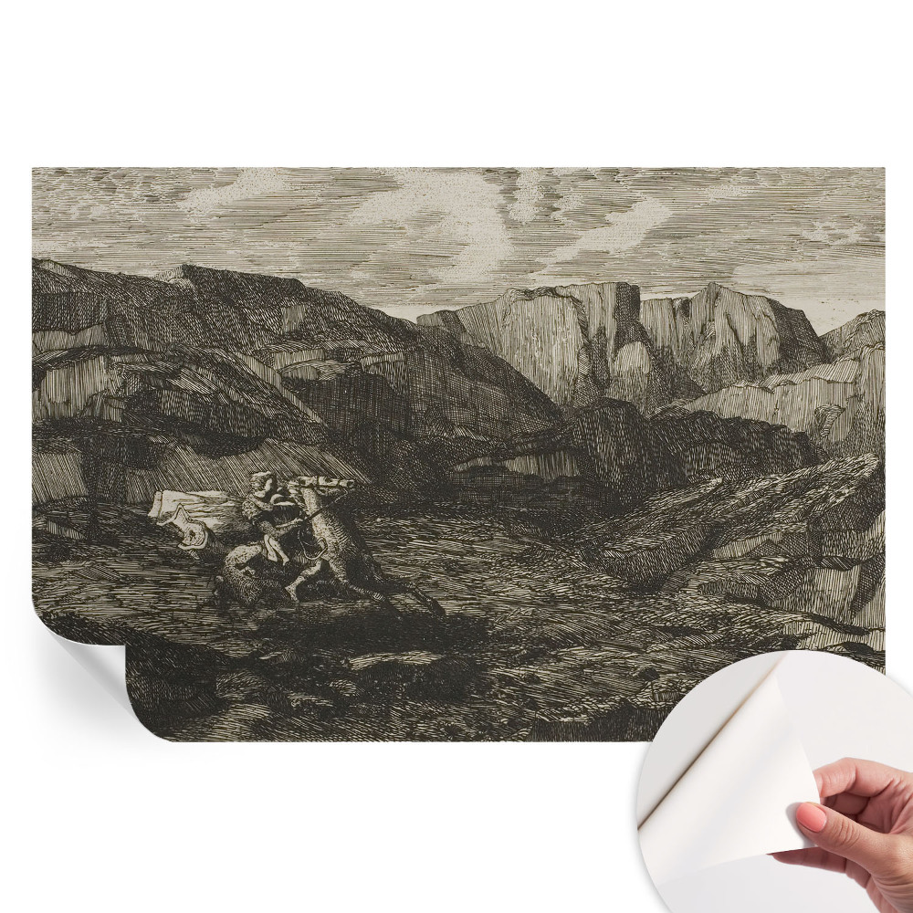 Papier peint photographique autocollant voyage en montagne