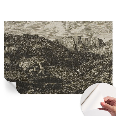 Papier peint photo autocollant voyage en montagne
