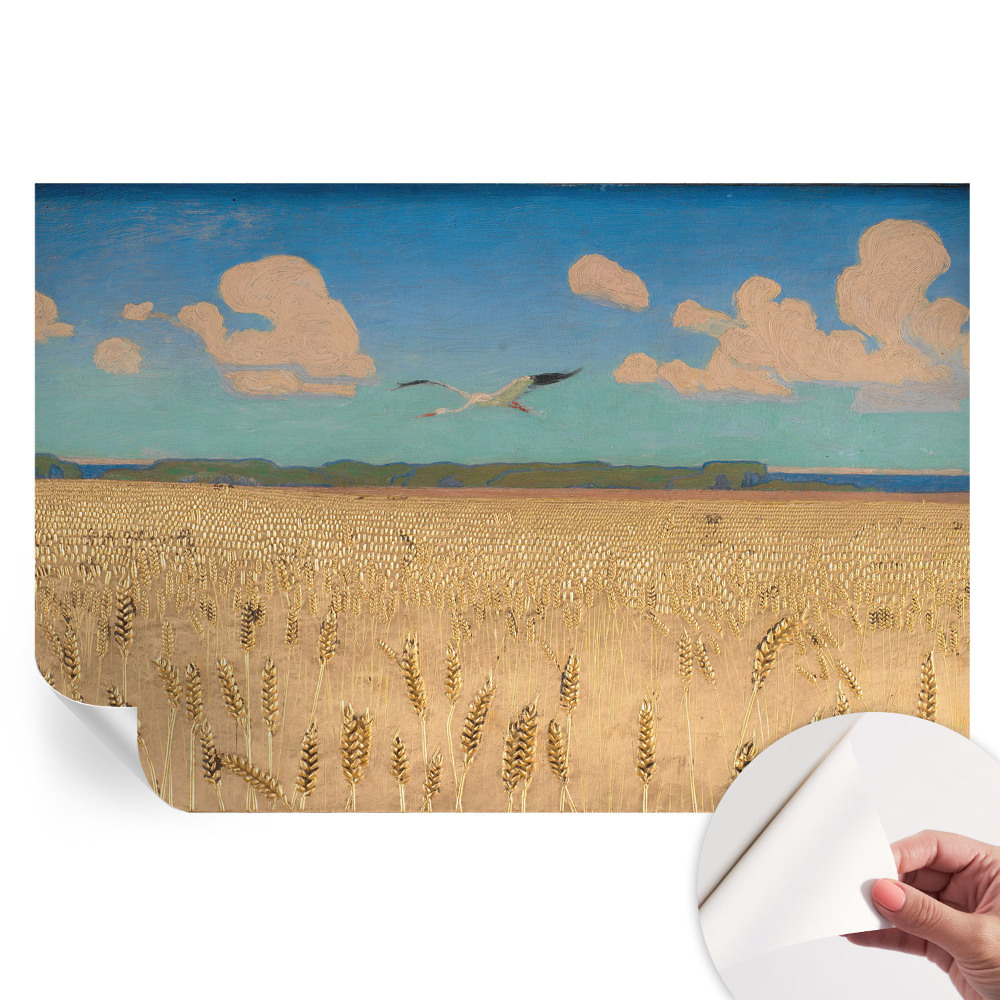 Papier peint photographique autocollant champ de blé