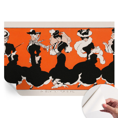 Papier peint autocollant pour le salon Tenues pour femmes