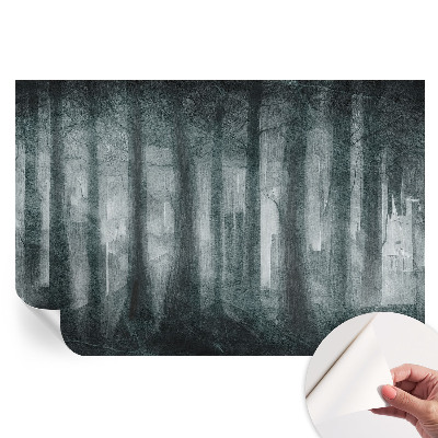 Papier peint autocollant Forêt mystérieuse pour salon