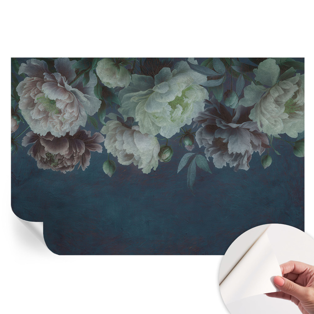 Papier peint autocollant élégance florale pour le salon
