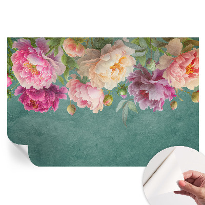 Papier peint autocollant élégance florale pour le salon