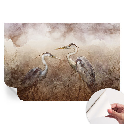 Papier peint photo autocollant Oiseaux élégants