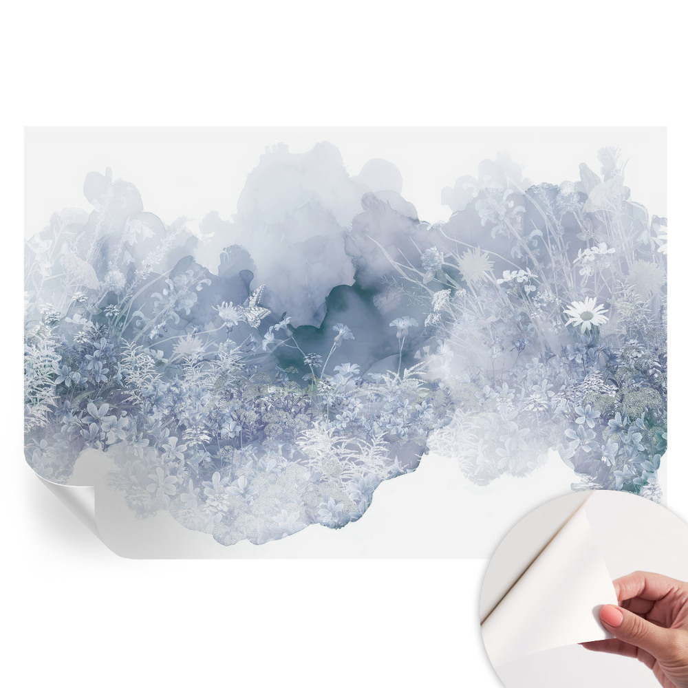 Papier peint photo autocollant Prairie fleurie pour la chambre