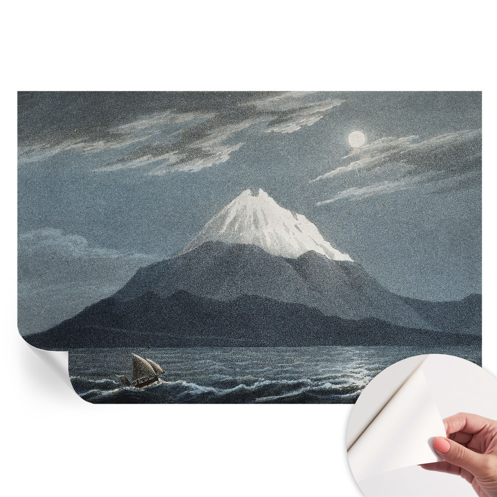 Papier peint photo autocollant pour la chambre Nuit au clair de lune
