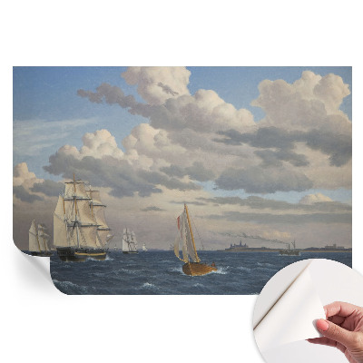 Papier peint photo autocollant aventure en mer pour chambre