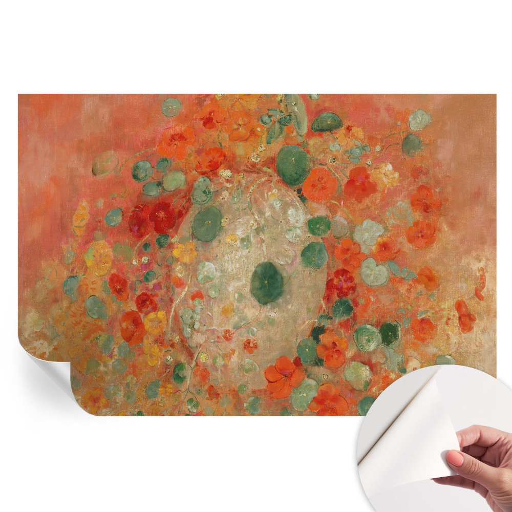 Papier peint photo autocollant pour la chambre Fleurs abstraites