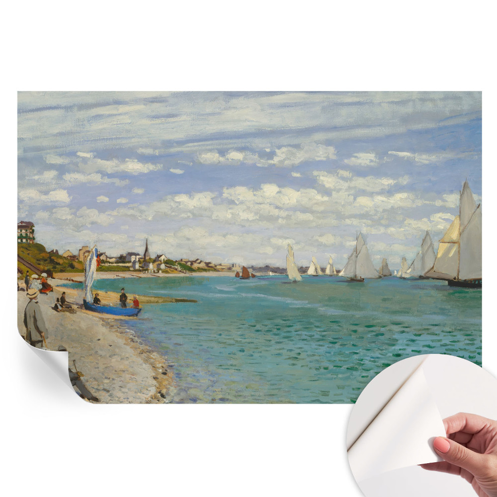Fresque murale autocollante paysage marin