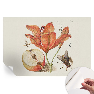 Papier peint photo moderne pour le salon Illustration botanique