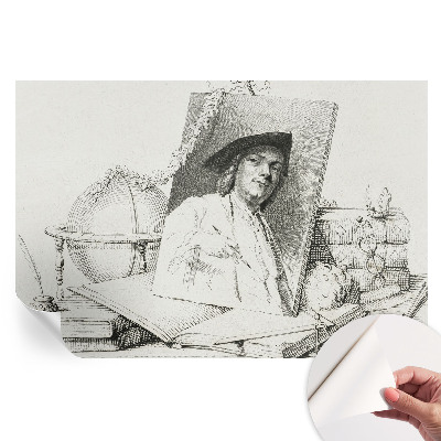 Papier peint photo autocollant pour la chambre Portrait artistique