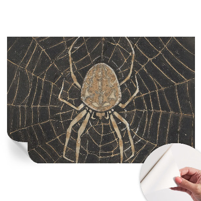Papier peint autocollant pour salon motif toile d'araignée