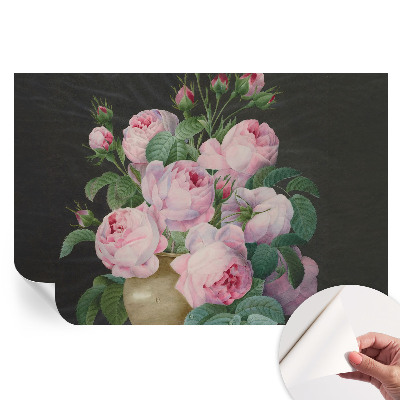 Papier peint photo autocollant élégance florale