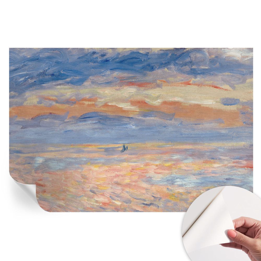 Fresque murale autocollante motif paysage marin