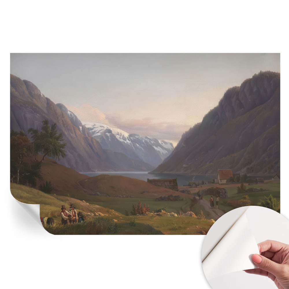 Papier peint photo moderne pour le salon Panorama montagneux