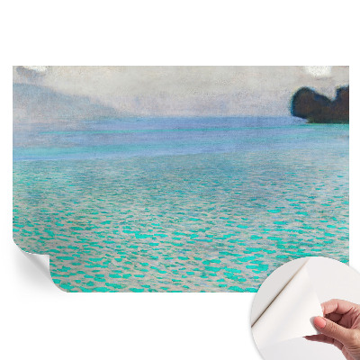Papier peint photo moderne pour le salon eau turquoise