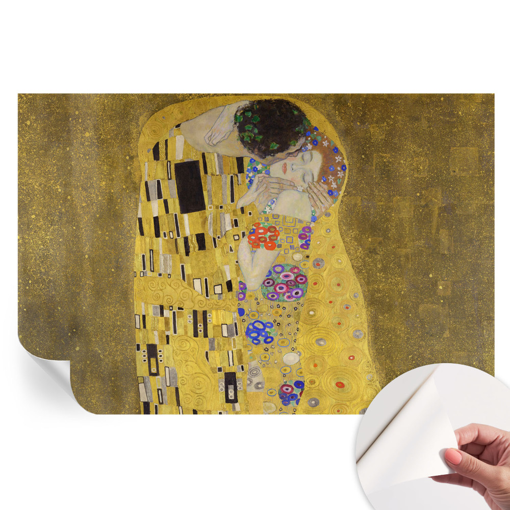 Papier peint autocollant pour le salon Couple Art Nouveau