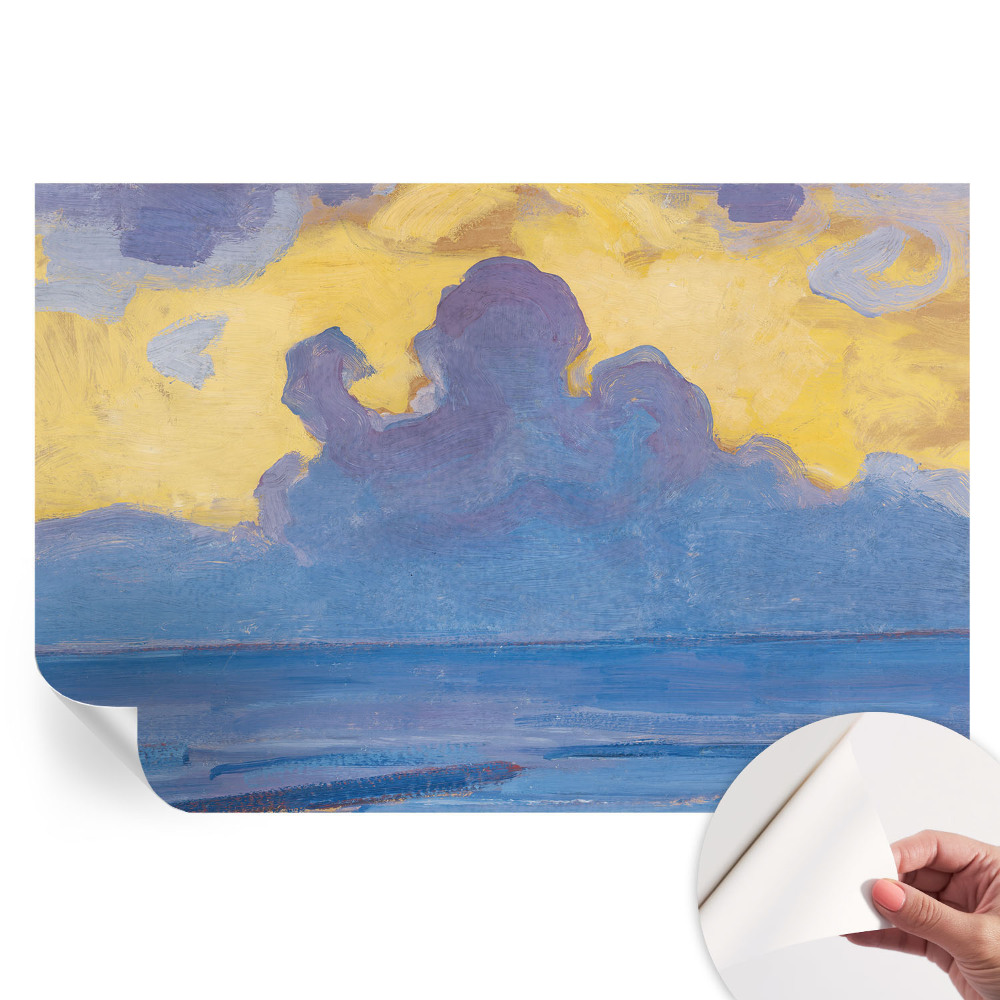 Papier peint autocollant paysage nuageux pour salon