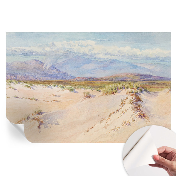 Papier peint autocollant paysage désertique pour salon