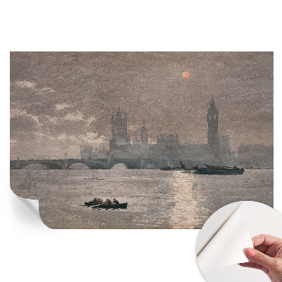 Papier peint photo autocollant pour chambre Panorama nocturne