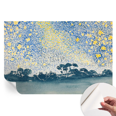 Fresque murale autocollante Abstraction des étoiles