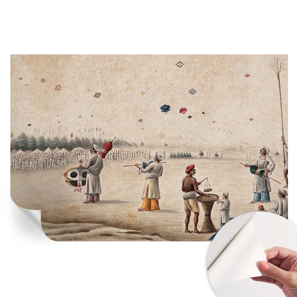 Papier peint photo moderne pour salon Cerfs-volants planants