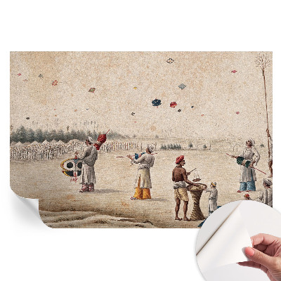 Papier peint photo moderne pour le salon Cerfs-volants planants