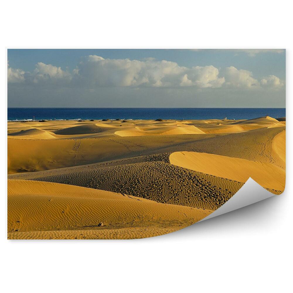 Papier peint Plage Îles Canaries Horizon Sable