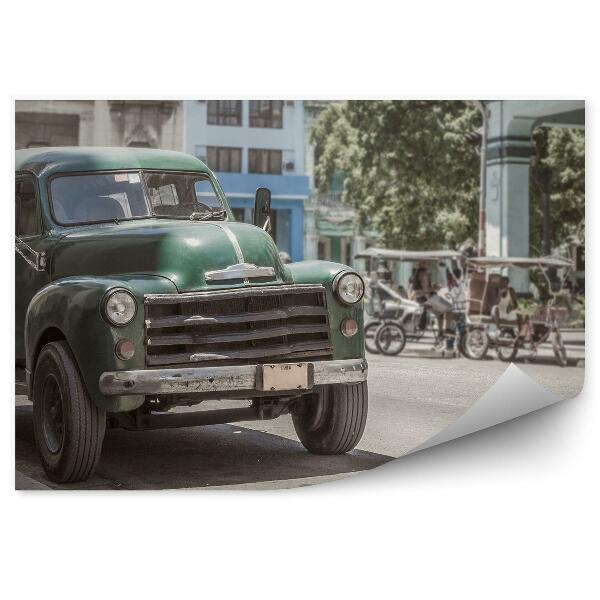 Papier peint Voiture classique des années 1950 dans les rues de La Havane